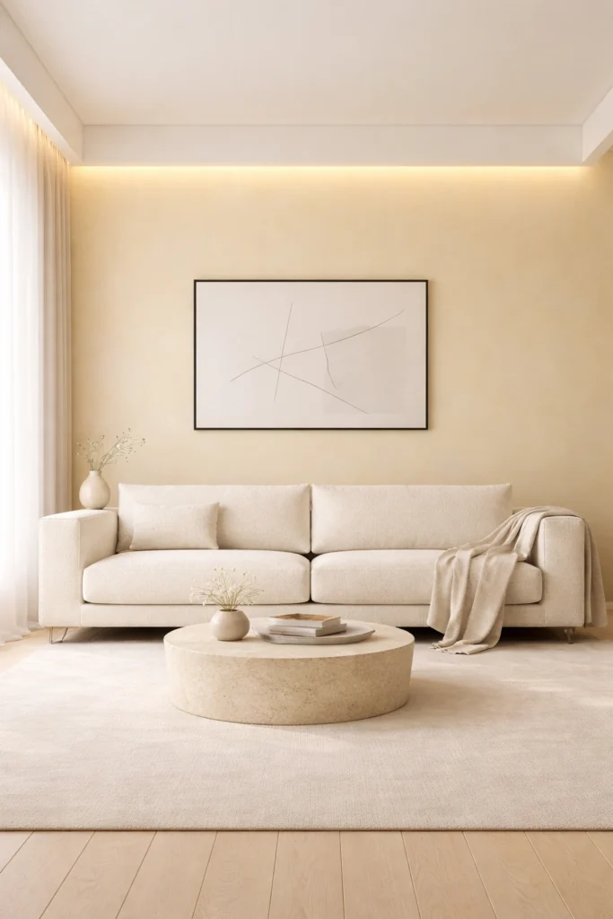 Pale Yellow Matte Elegance Idea