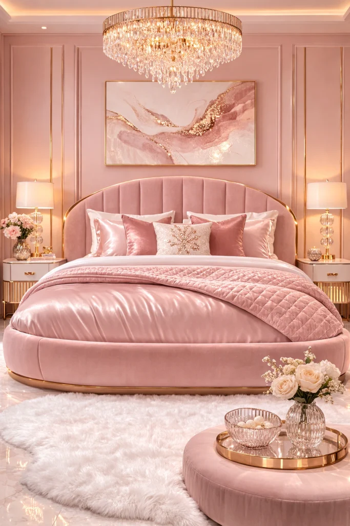 Pink Pearl Elegant Bedroom Style