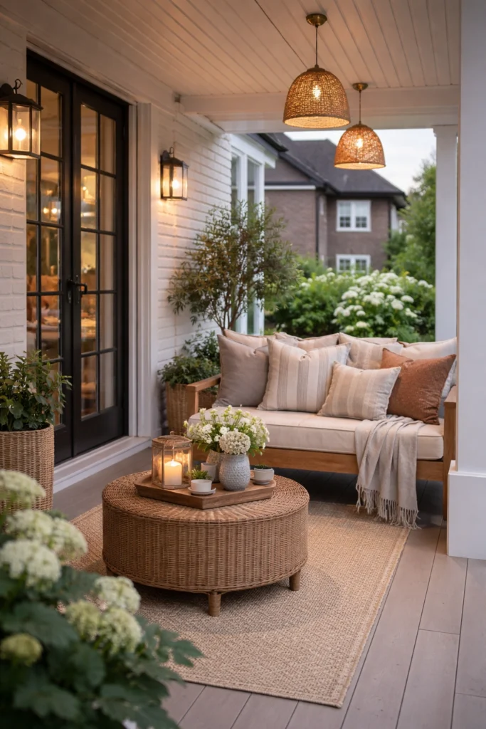 Porch with Seating Area Idea