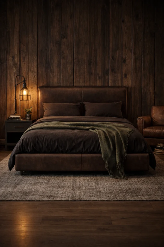 Rugged Masculine Room Idea