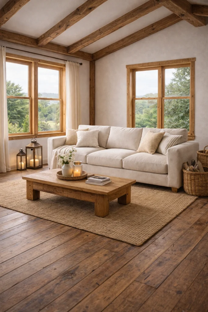 Rustic Farmhouse Sofa Style