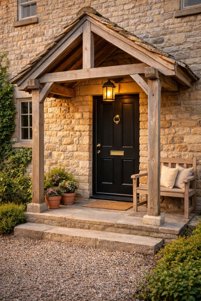 Rustic Stone UK Porch Idea