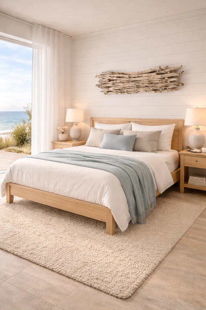 Scandinavian Coastal Bedroom Style