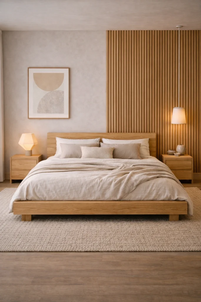 Scandinavian Light Wood Bedroom Style