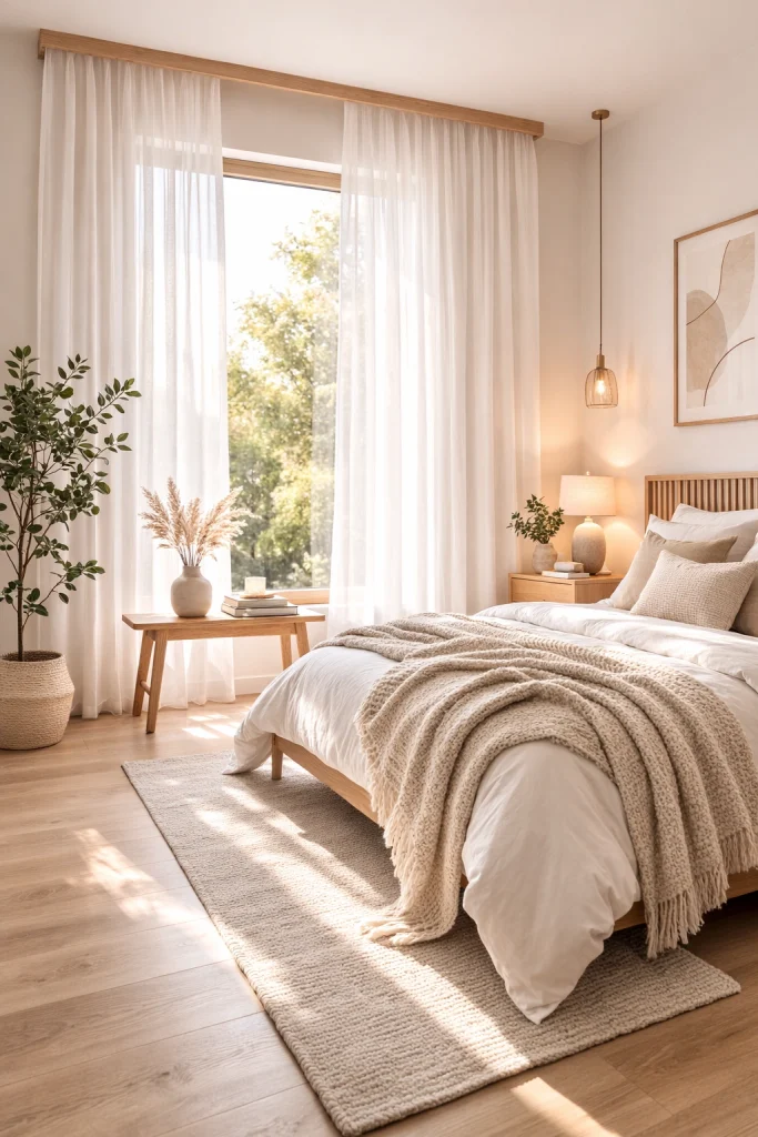 Scandinavian Sheer Curtains Style