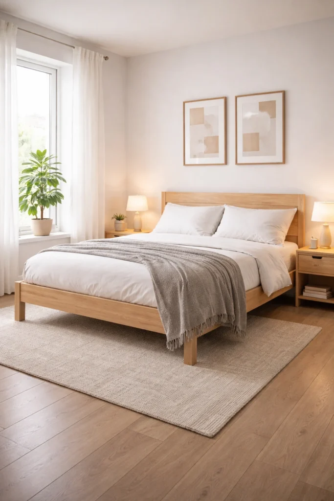 Scandinavian Tiny Bedroom Idea