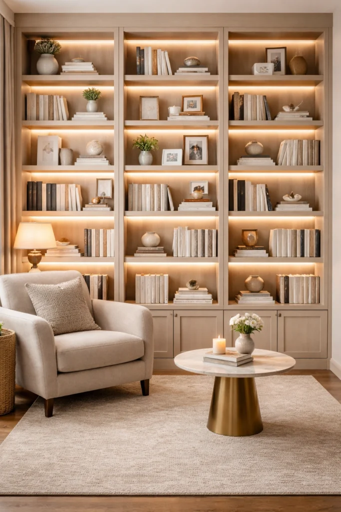 Shelf Glow Showcase Library Style