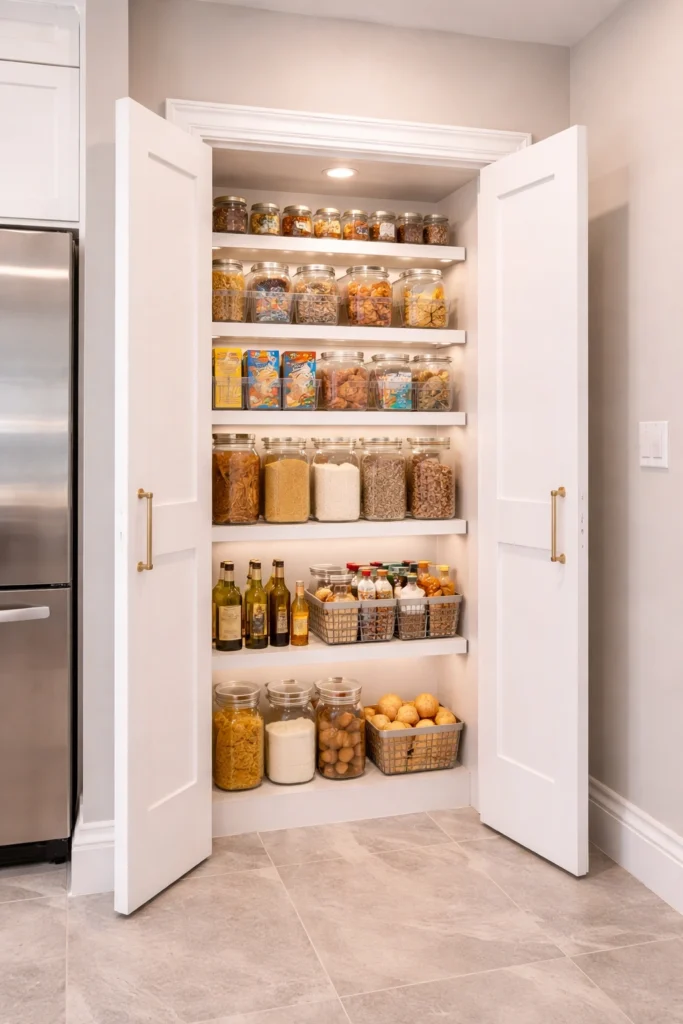 Small Closet Pantry Idea