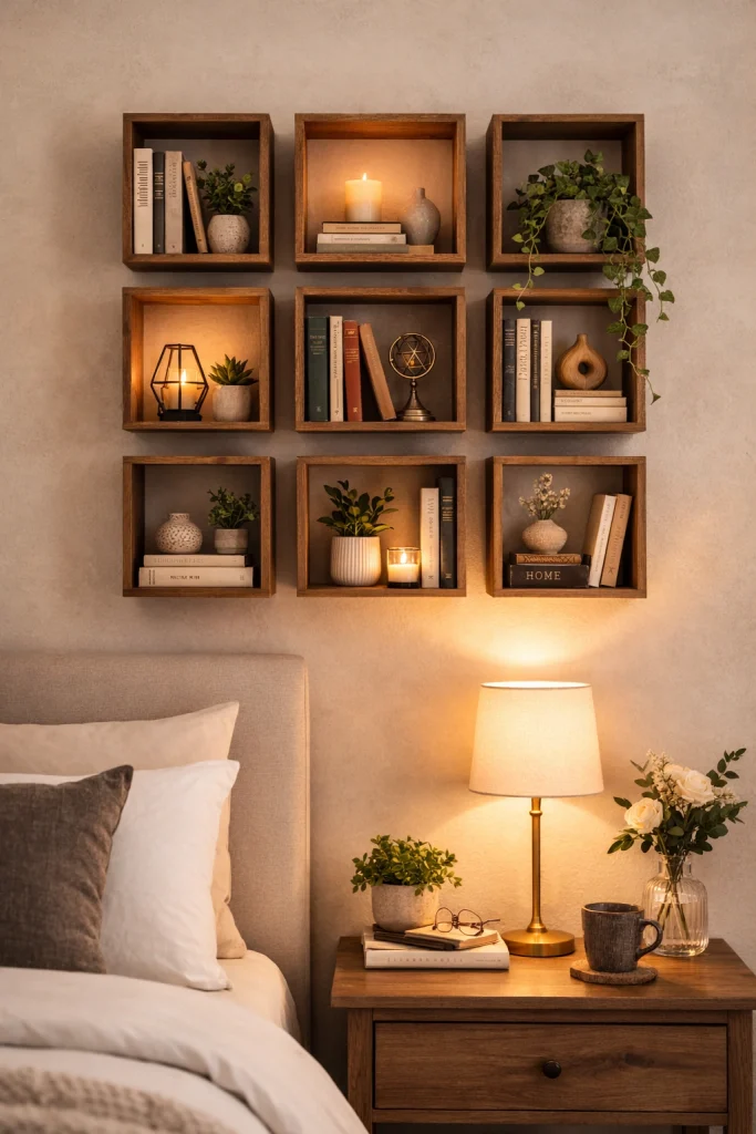 Small Cube Wall Shelves Style