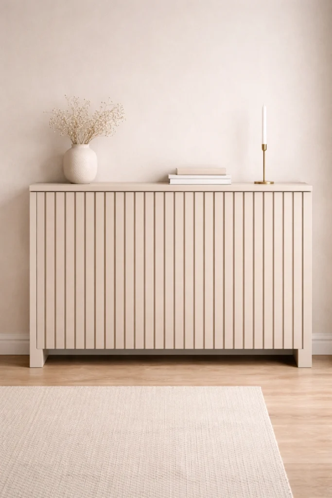 Soft Beige Slatted Harmony Cover Style