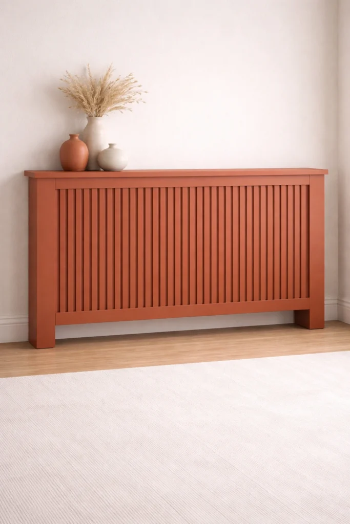 Terracotta Accent Radiator Cover Style