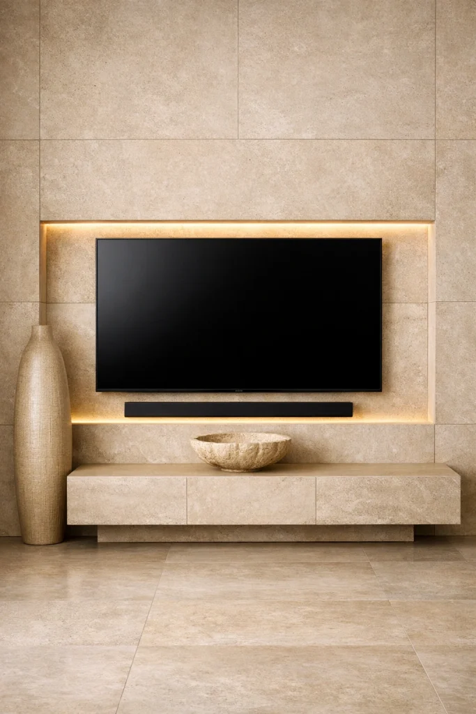 Textured Limestone Luxury Wall Style