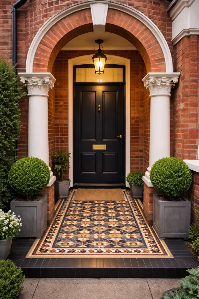 Traditional Victorian Tiled Porch Idea