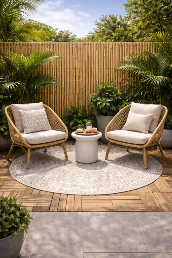 Tropical Accent Patio Style
