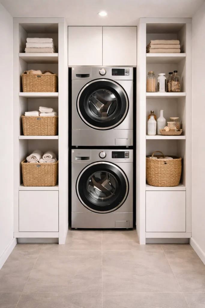 Vertical Storage Tower Laundry Style