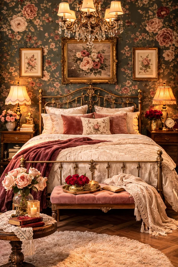 Vintage Love Story Bedroom Style