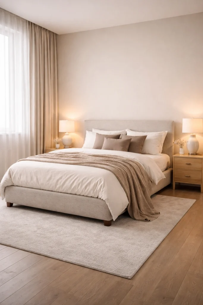 Warm Neutral Cozy Room Idea