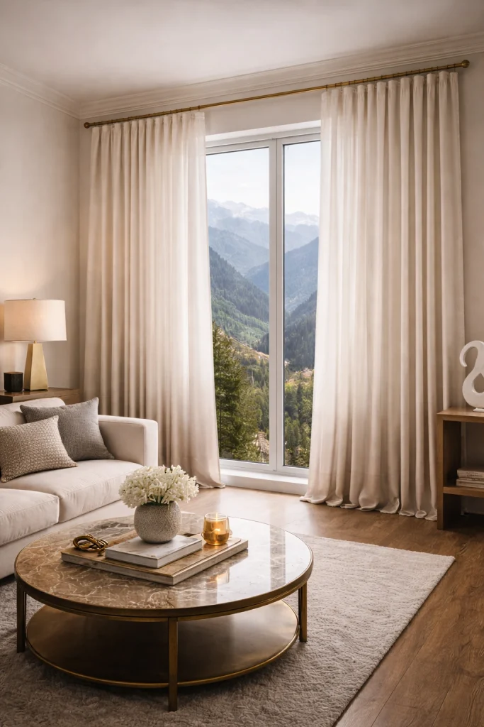 Waterfall Pleated Curtains Style