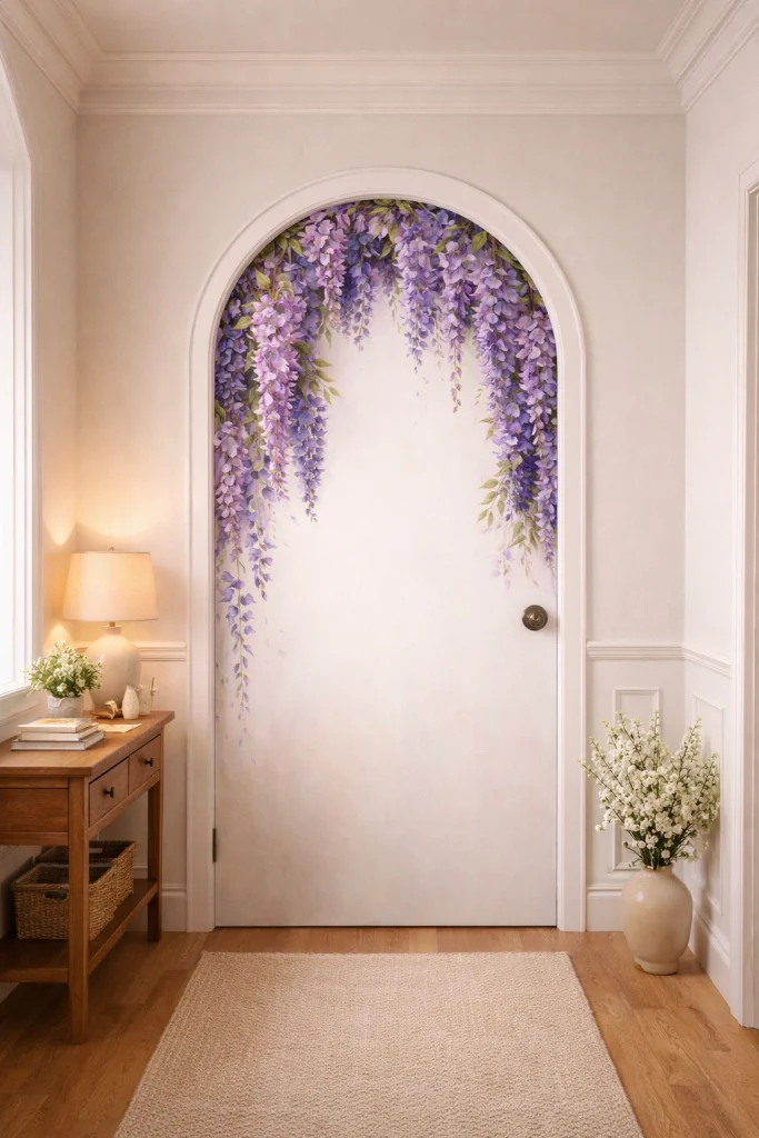 Wisteria Vine Arch Door Style