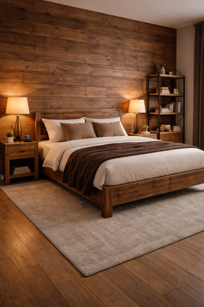 Wooden Cozy Room Idea