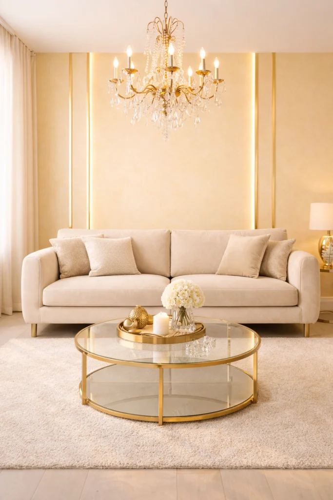 Yellow & Metallic Luxe Blend Idea