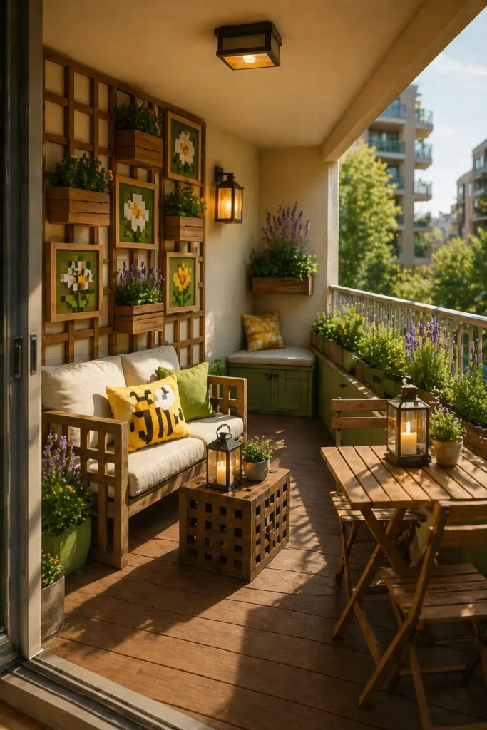 Bee Farm Balcony Setup Idea
