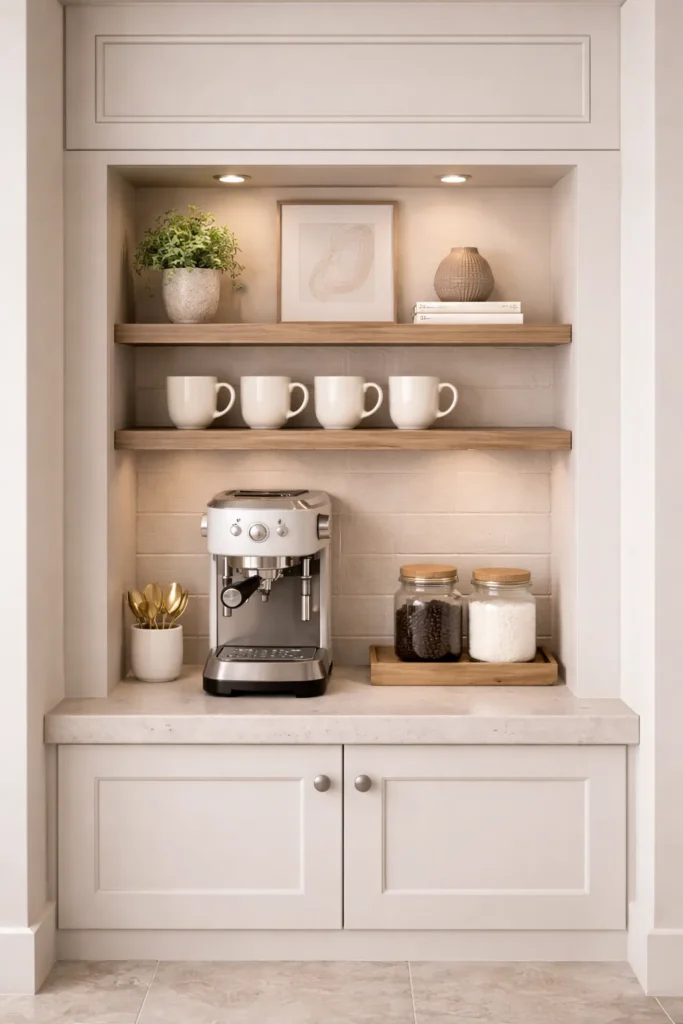 Built-In Coffee Nook Idea