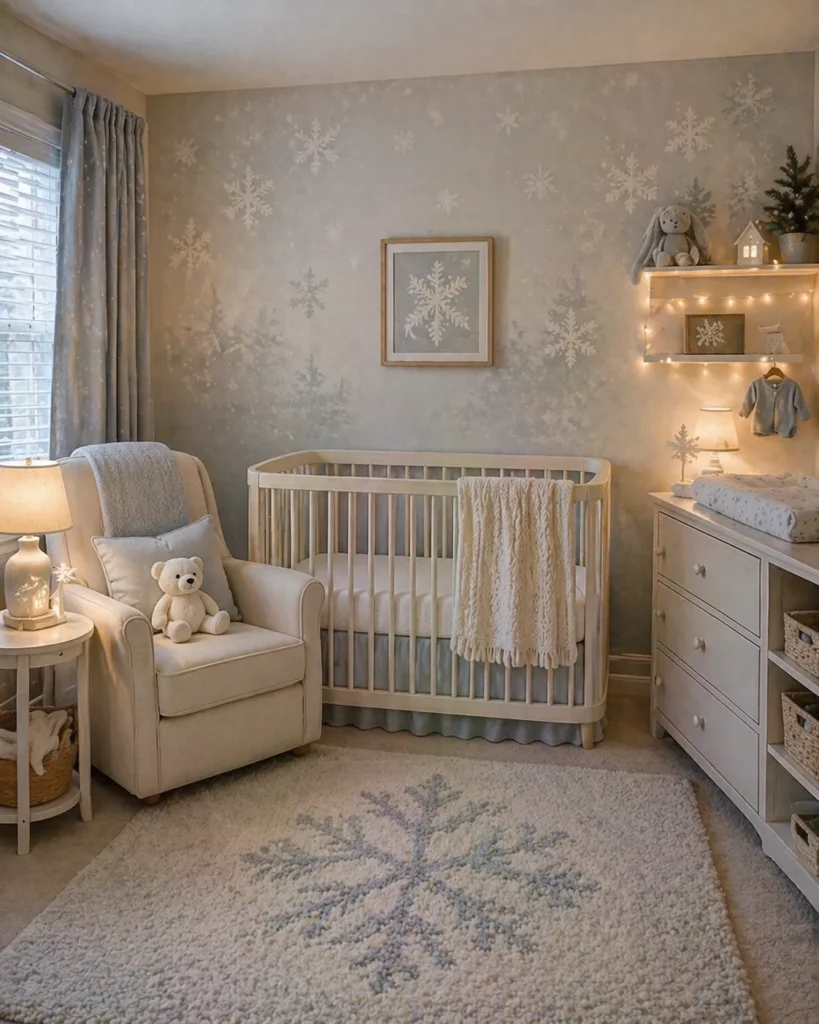 Cozy Winter Calm Nursery Idea