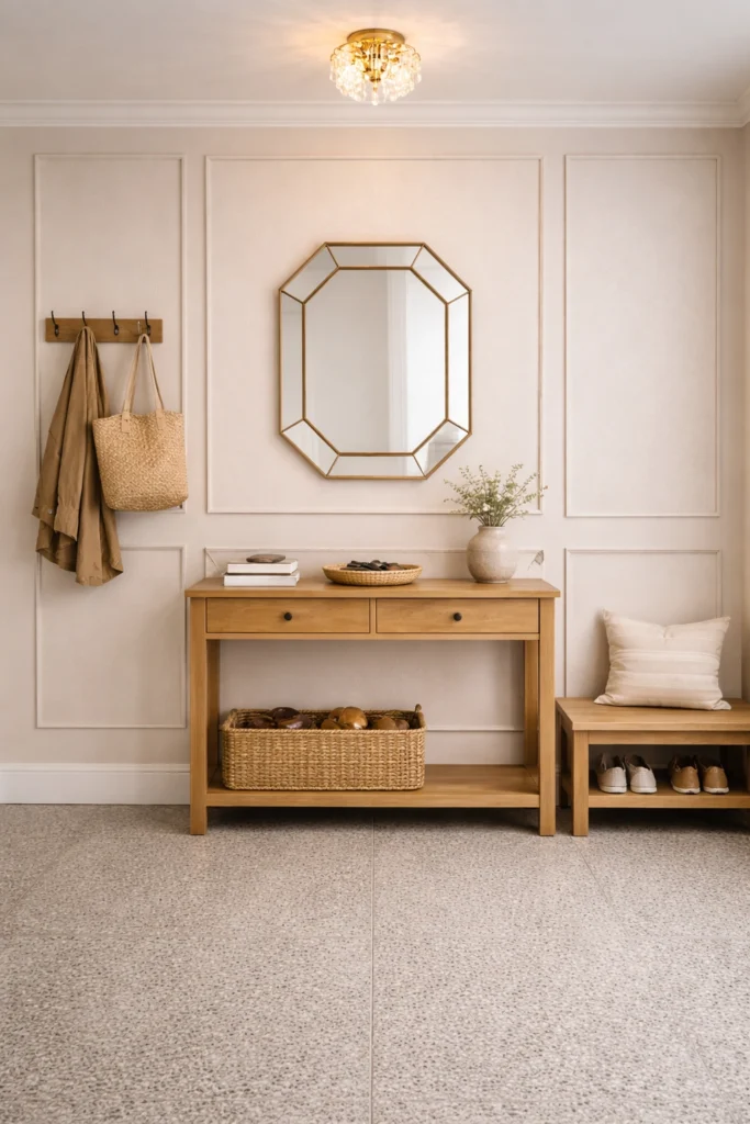 Decorative Trim Entryway Idea
