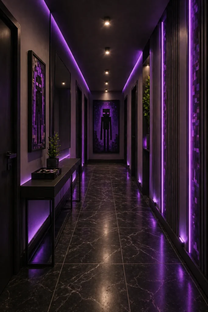 Enderman Hallway Design Idea