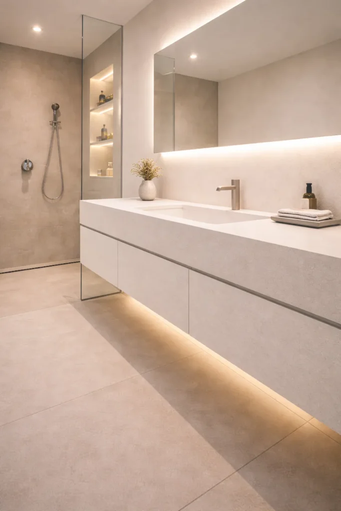 Integrated Sink Counter Design Idea