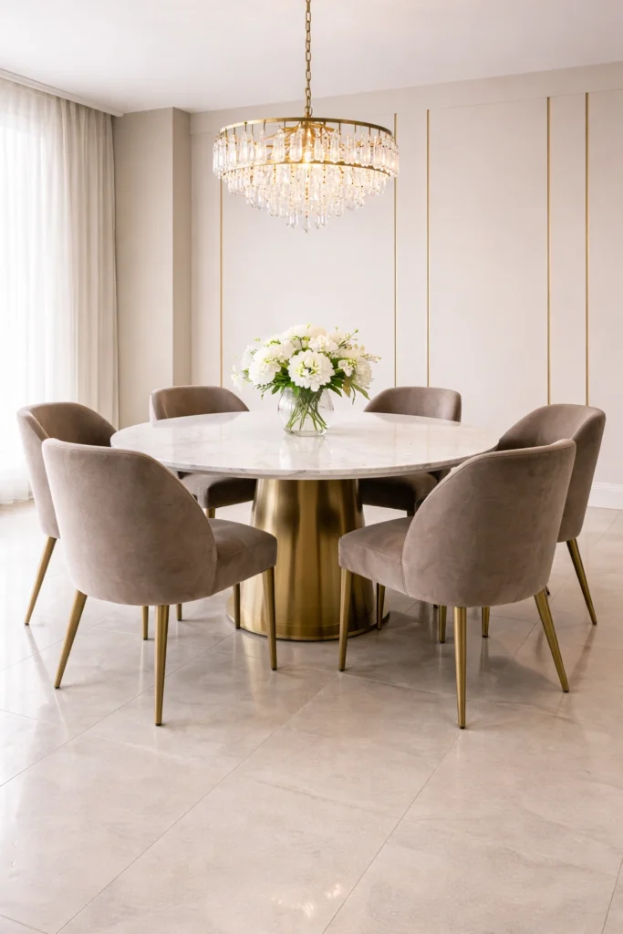 Luxury Hotel-Style Dining Room Idea