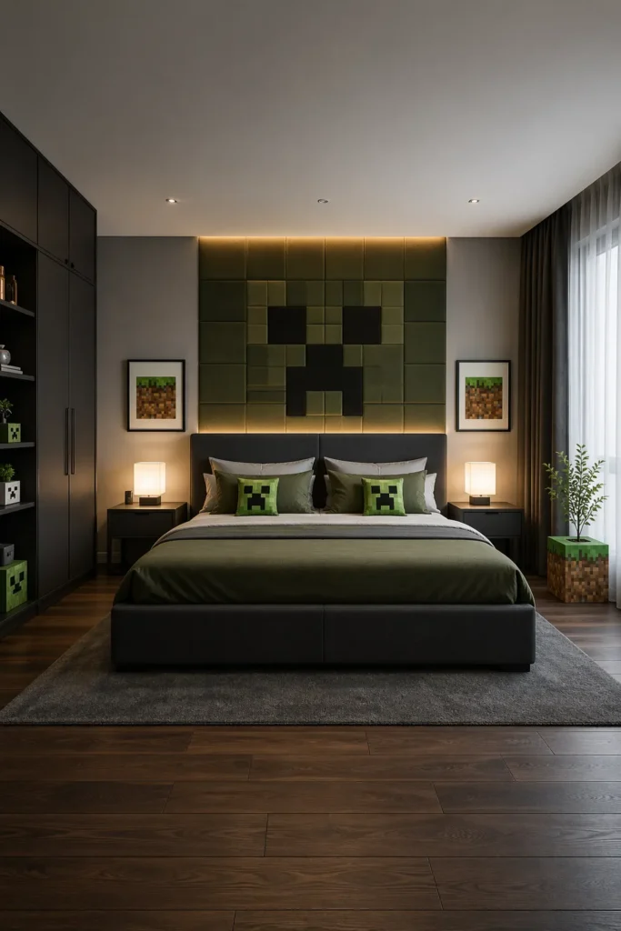 Modern Creeper Master Bedroom Idea