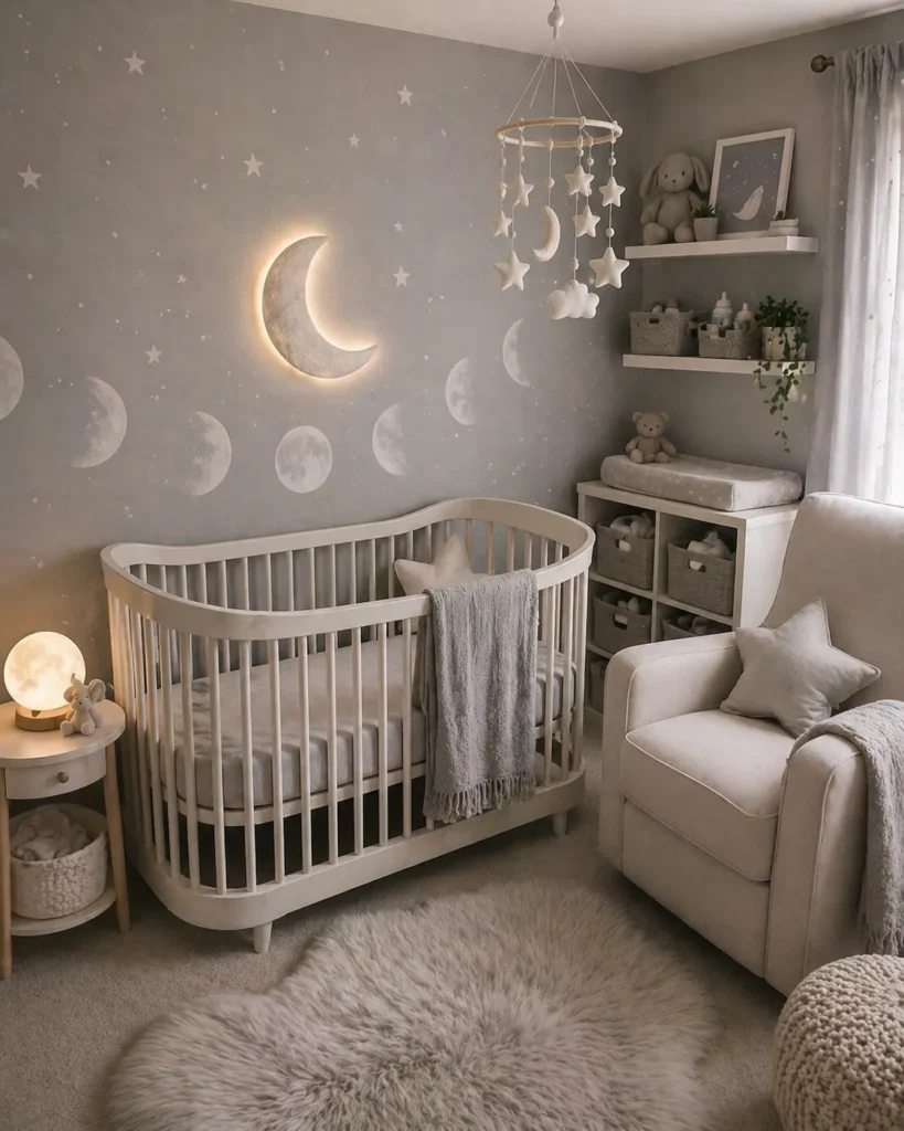 Moon & Stars Dream Nursery Idea