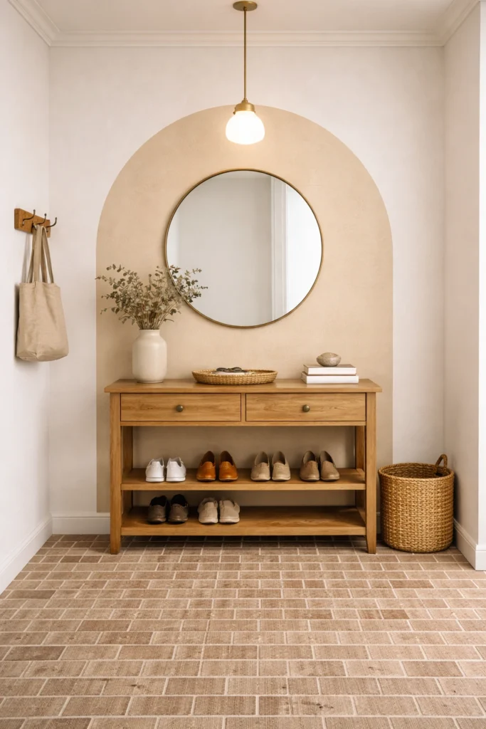 Painted Arch Entryway Idea