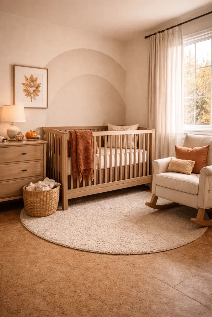 Refined Fall Nursery Corner Idea