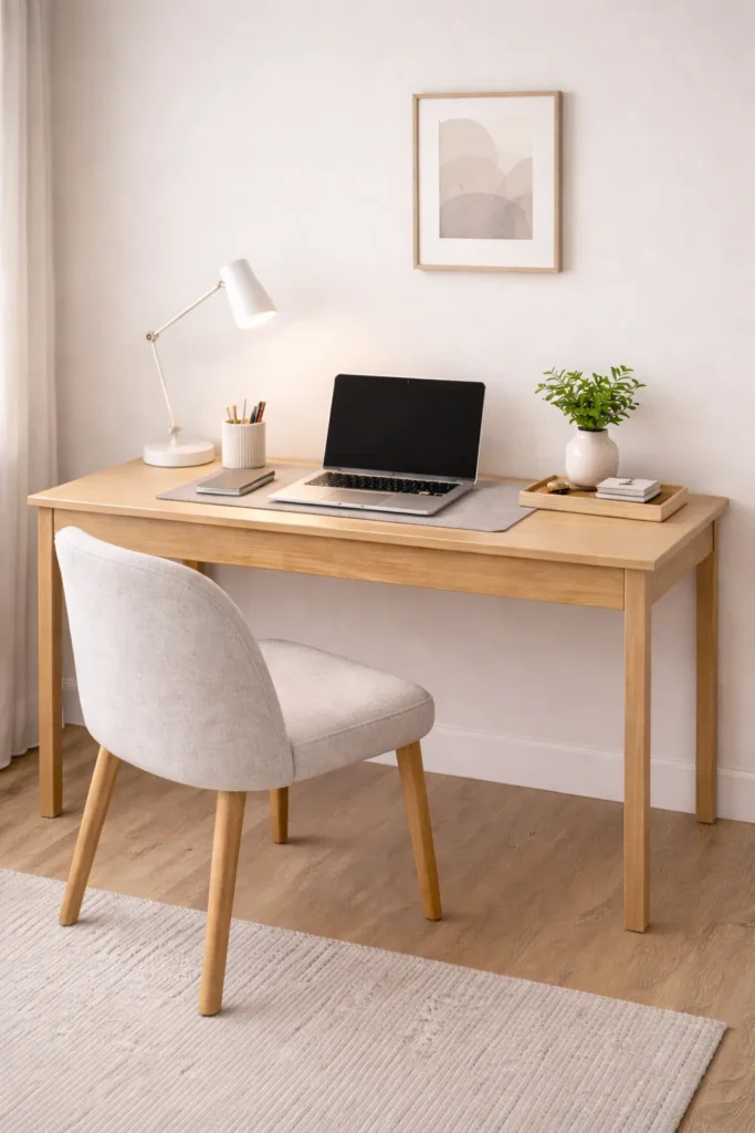 Simple Everyday Desk Setup Idea