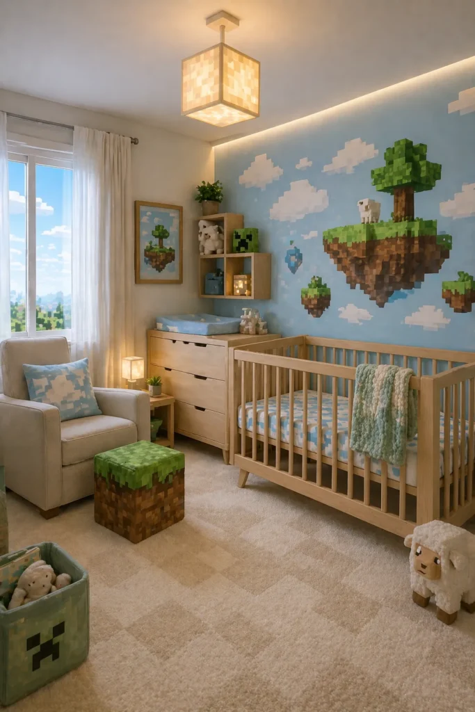 Sky Biome Nursery Idea