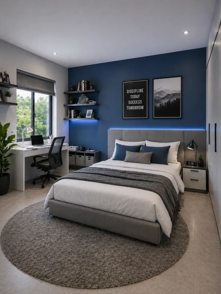 Slate Blue Room Idea