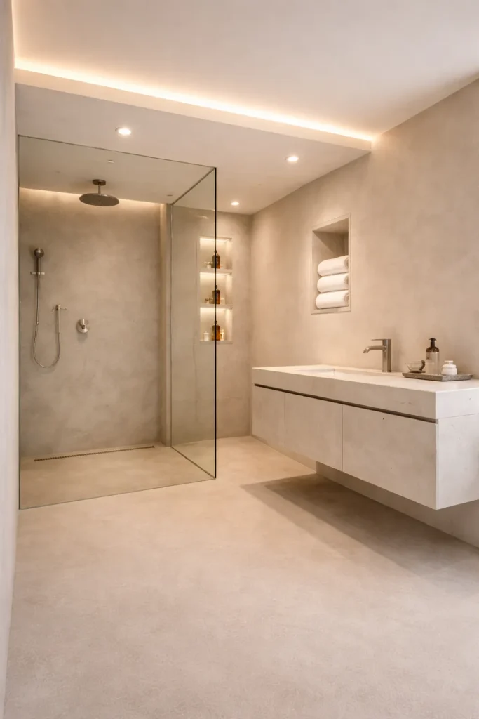 Soft Shadow Cove Bathroom Idea