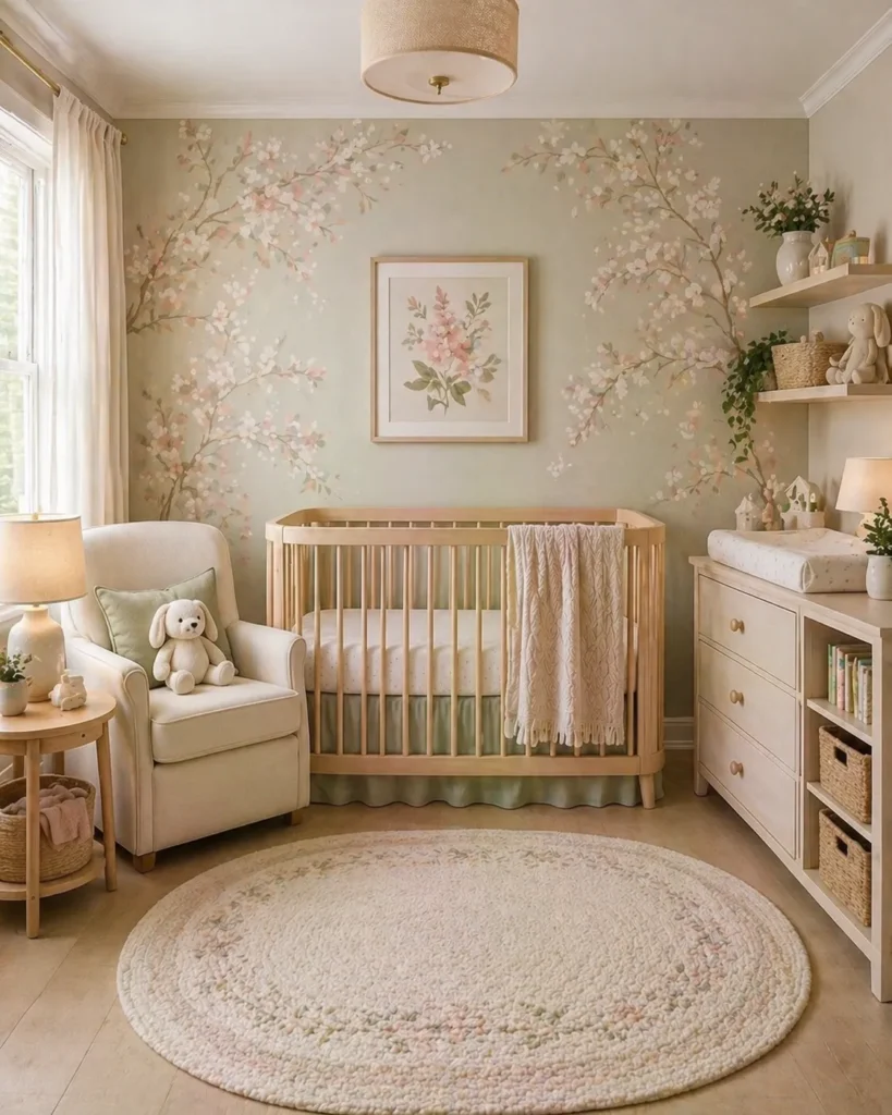 Spring Blossom Soft Nursery Idea