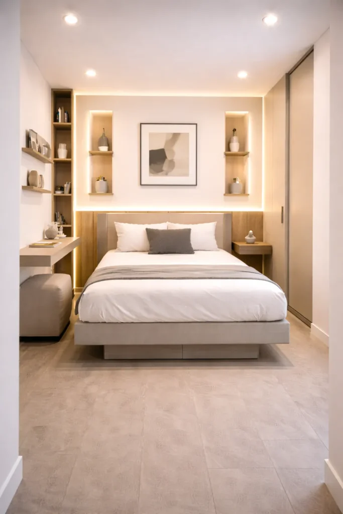 Wall Niche Shelf Box Room Bedroom Idea