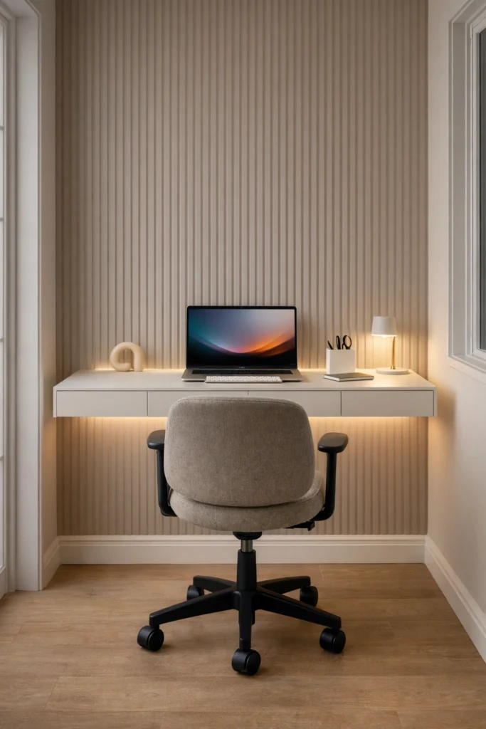 Wall-Mounted Floating Drawer Desk Idea