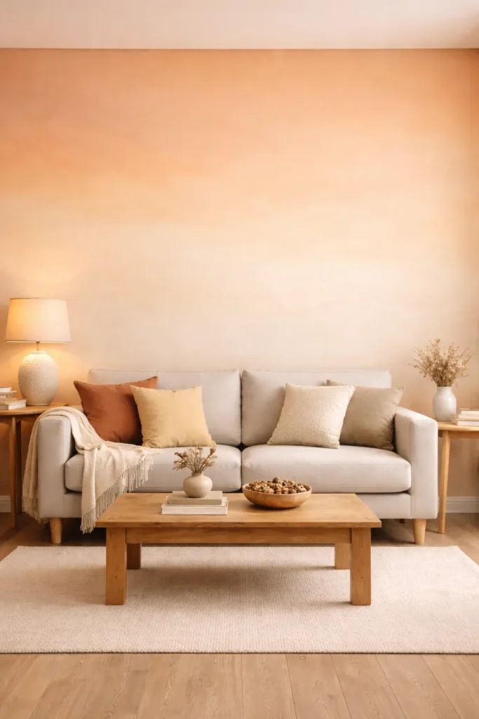 Warm Gradient Autumn Sky Wallpaper Idea