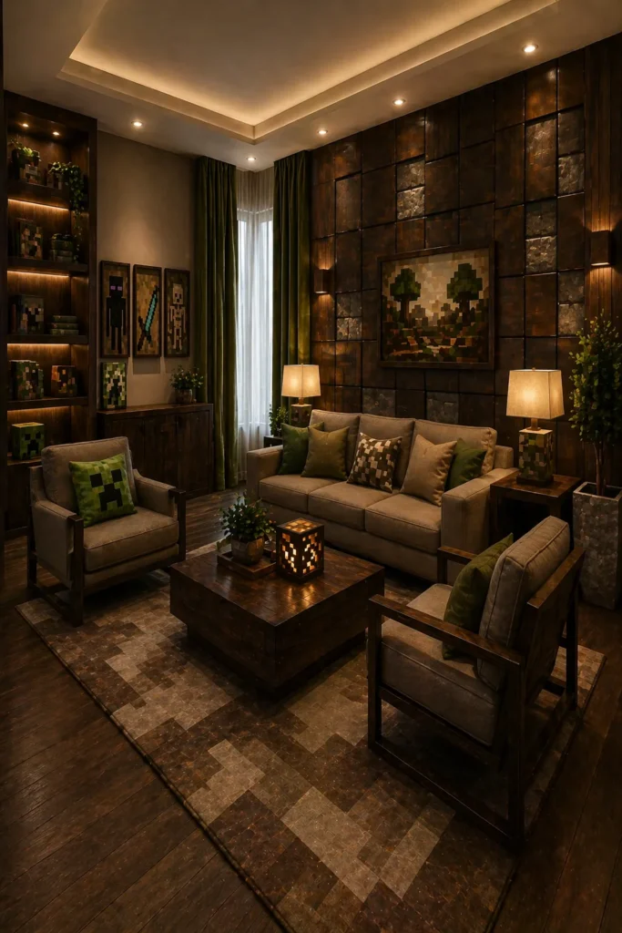 Woodland Mansion Lounge Idea