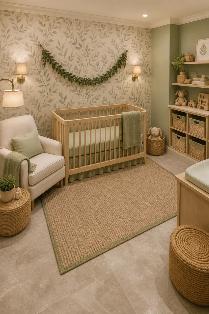 Sage Serenity Nature Nursery Idea